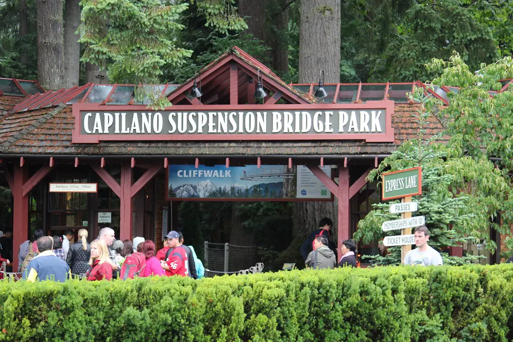 Entrance sign: Capilano Suspension Bridg by David Fulmer, on Flickr
