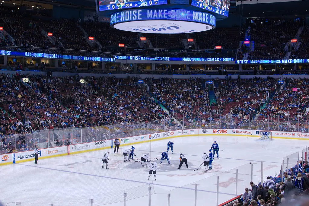 Game at Rogers Arena
