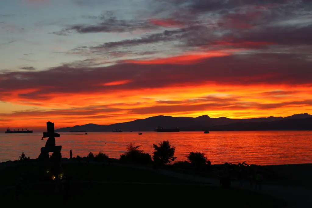 Sunset at English Bay, Vancouver
